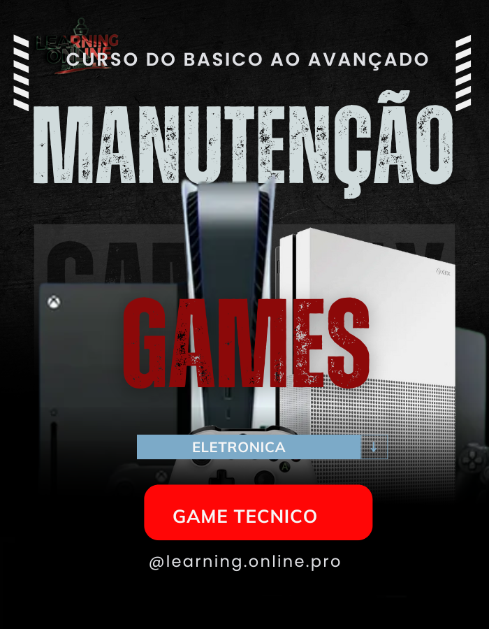 Curso conserto e manutenção de videogames